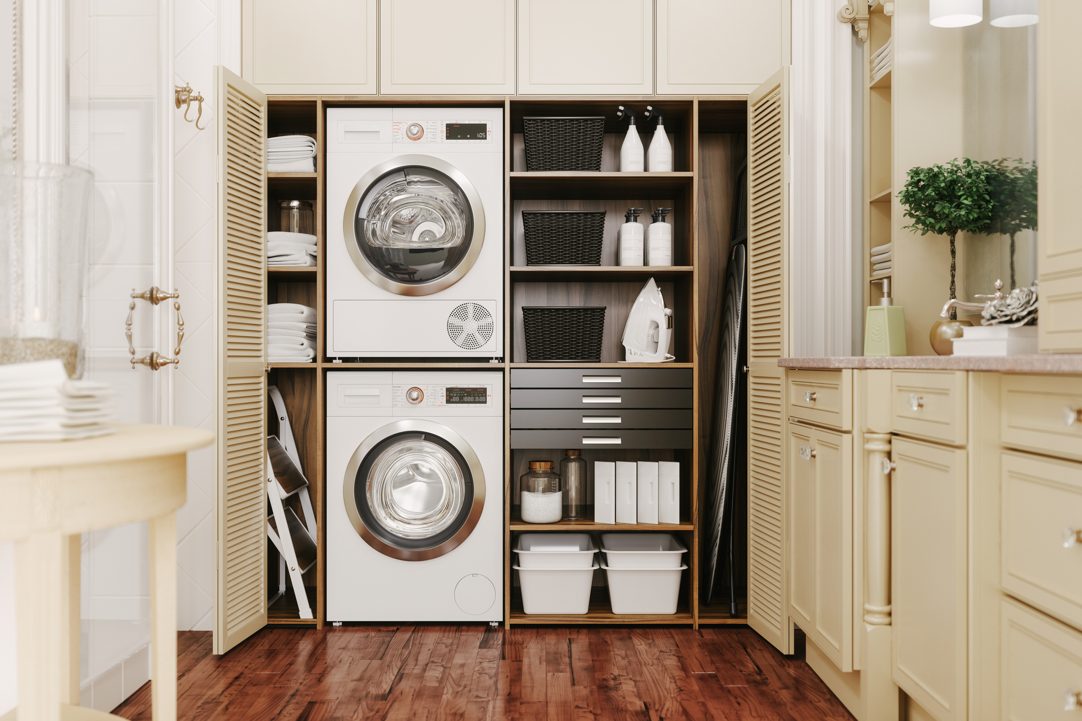 Washer and dryer width deals and depth